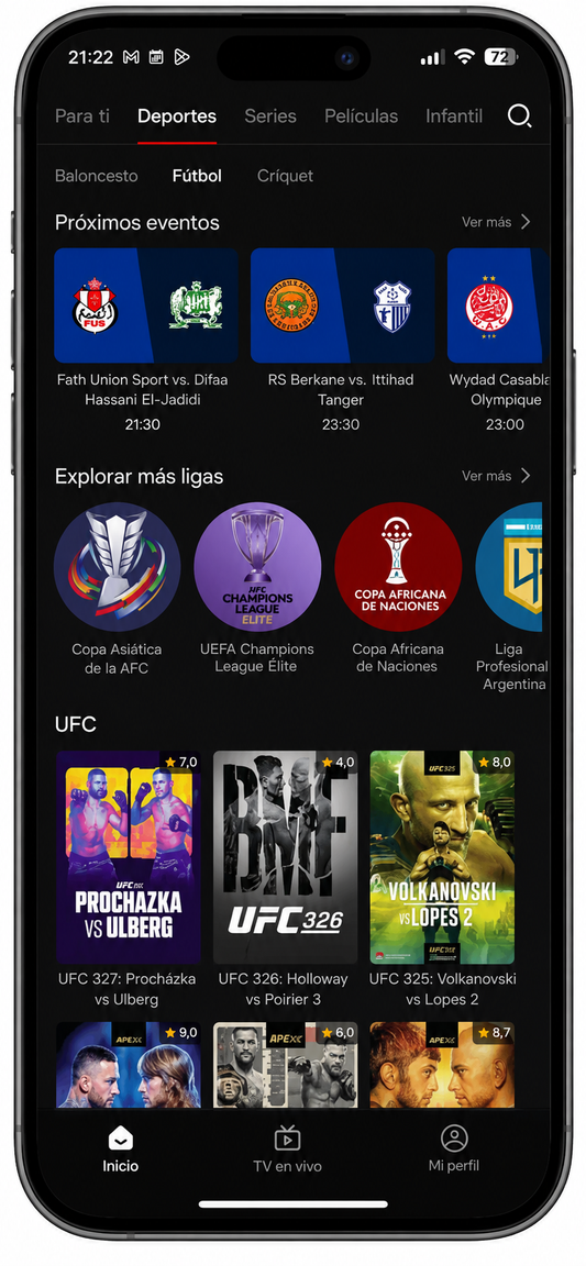 Fútbol, Películas y Series: Acceso Gratuito