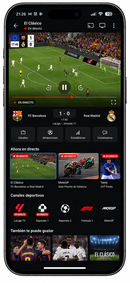 Fútbol, Películas y Series: Acceso Gratuito