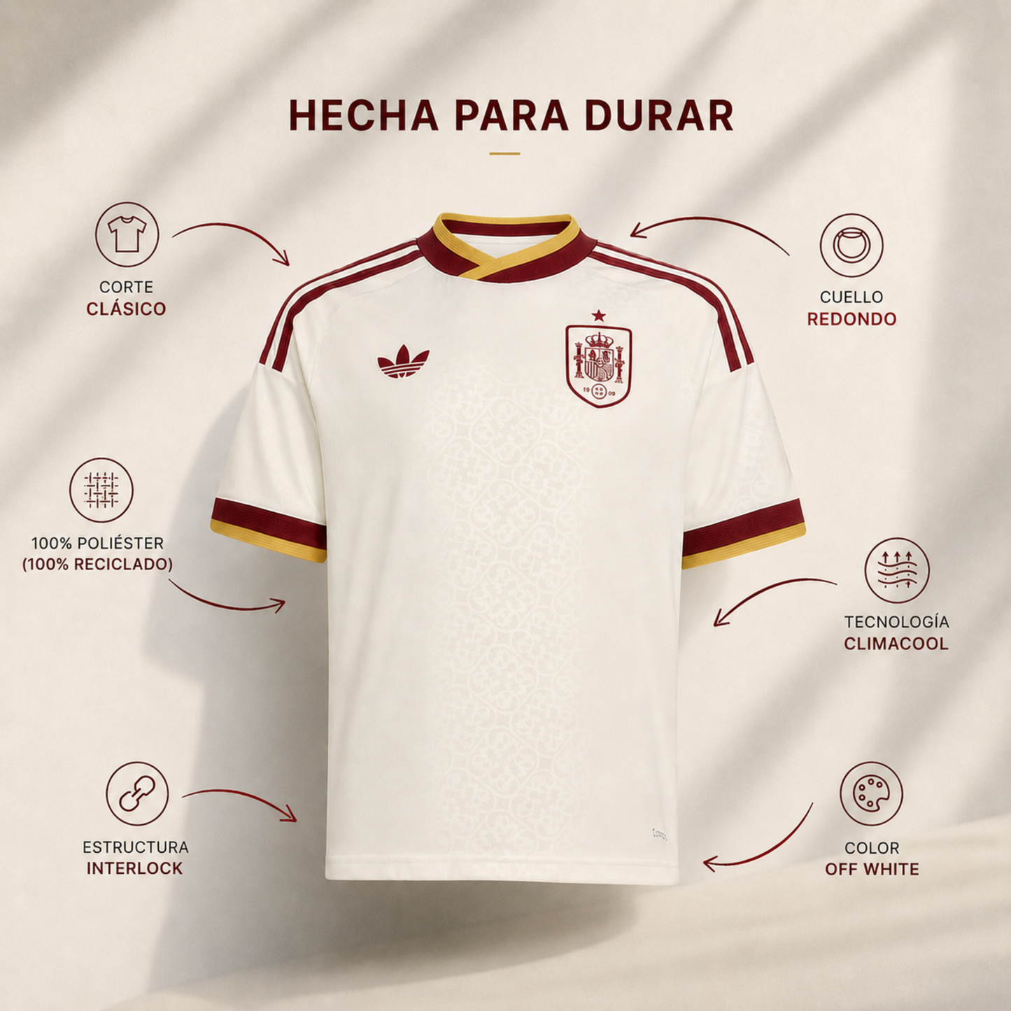 2ª Camiseta España Mundial 2026